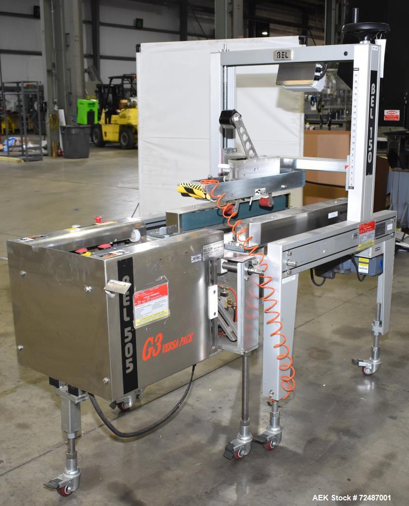 Used Wexxar-Belcor Model 505 Semi-Automatic Case Former / Case Erector with Bel